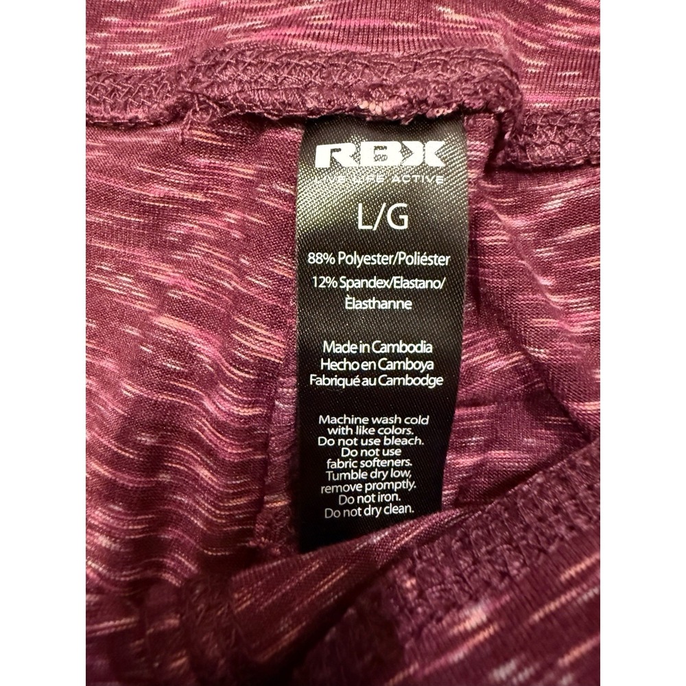 New RBX Full Length Leggins Women's Size Large Berry Crush - Picture 5 of 7